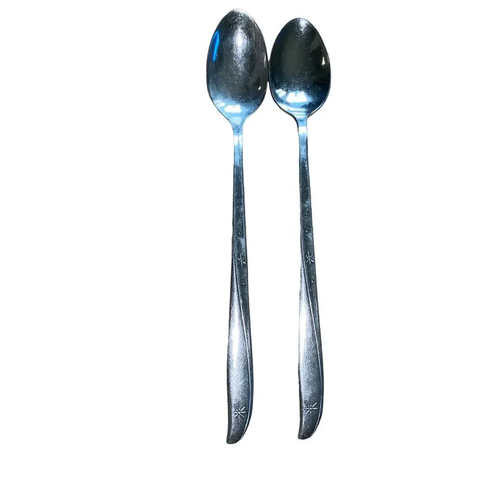 Oneida Vintage Stainless 8 piece long handled flatware cutlery spoon/fork set